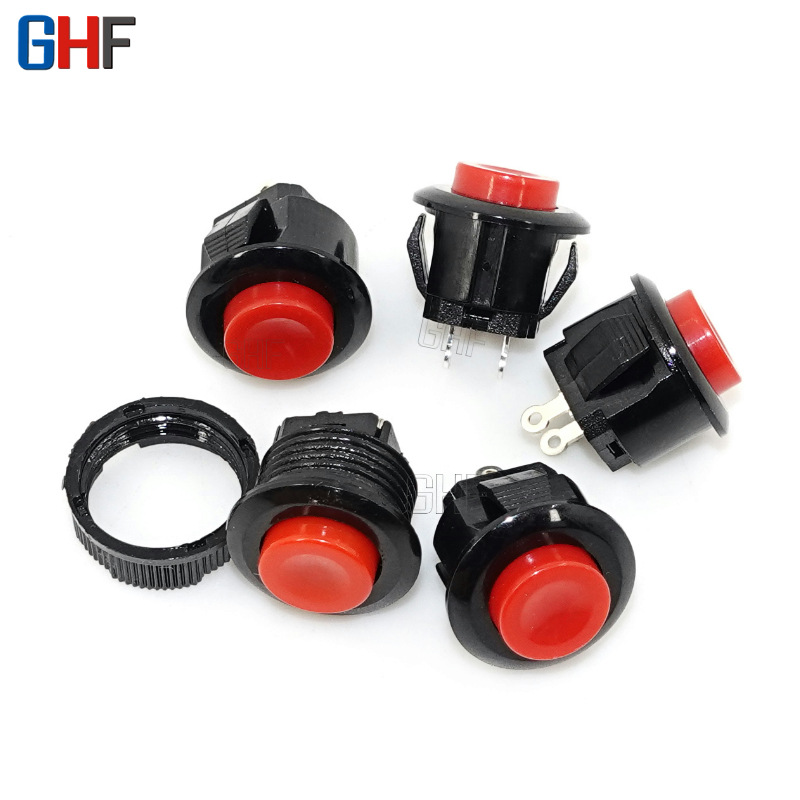 DS-501按断按钮开关500按通自复位卡式螺纹圆形触摸无锁按键开关