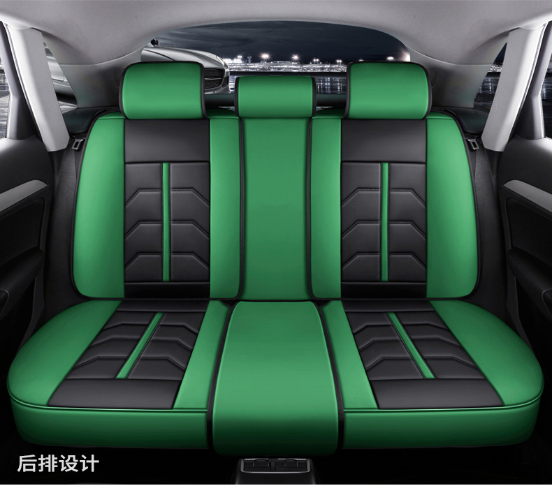 New All-Season Universal Full Leather 3D Fully Enclosed Breathable and Wear-Resistant Universal Five-Seater Car Interior Seat Cushion and Seat Cover