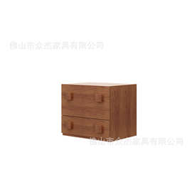 电视柜中古风模块组合柜多功能落地卡门柜复古沙发边柜储物柜