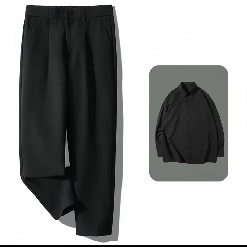 블랙 블랙 셔츠 바지