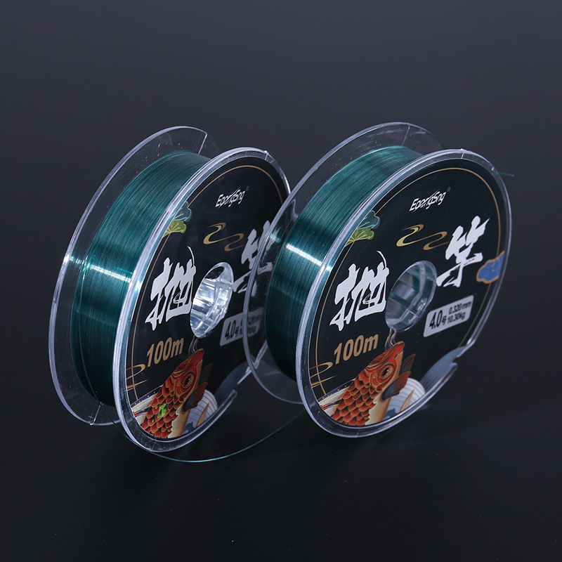 Lanzamiento de varilla 100m 10 línea de pesca 1000m línea principal fuerte tracción suave lanzamiento de varilla Luya línea de nylon línea de palo de mar
