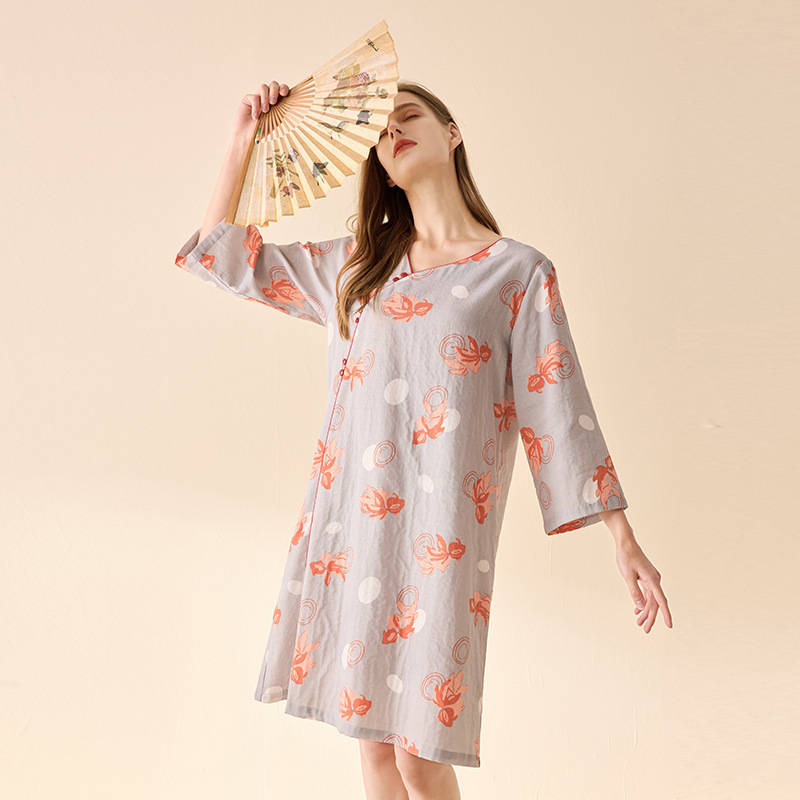 금붕어 프린트 SY22SS-SQ126