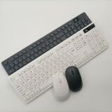 Беспроводная клавиатура, мышка, белый акриловый комплект, 4G, Испания, Италия, английский