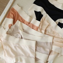 日单贵妇冰丝面膜润肤内裤女裸感无痕夏季超薄舒适透气中腰三角裤