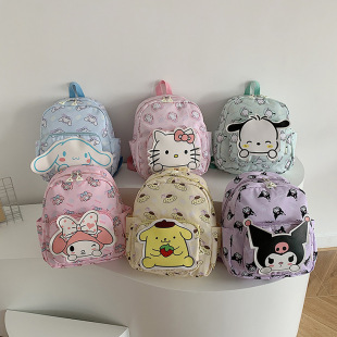 2025 Autumn Cartoon Children's School Bags Burden-Reducing Backpacks Cute Primary School Students Kindergarten Small Backpacks Wholesale Breathable