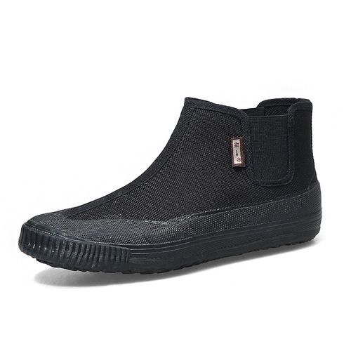  spring and summer work shoes, non-slip, wear-resistant, breathable, outdoor liberation shoes, men's and women's high-top work shoes, Yuanbao shoes
