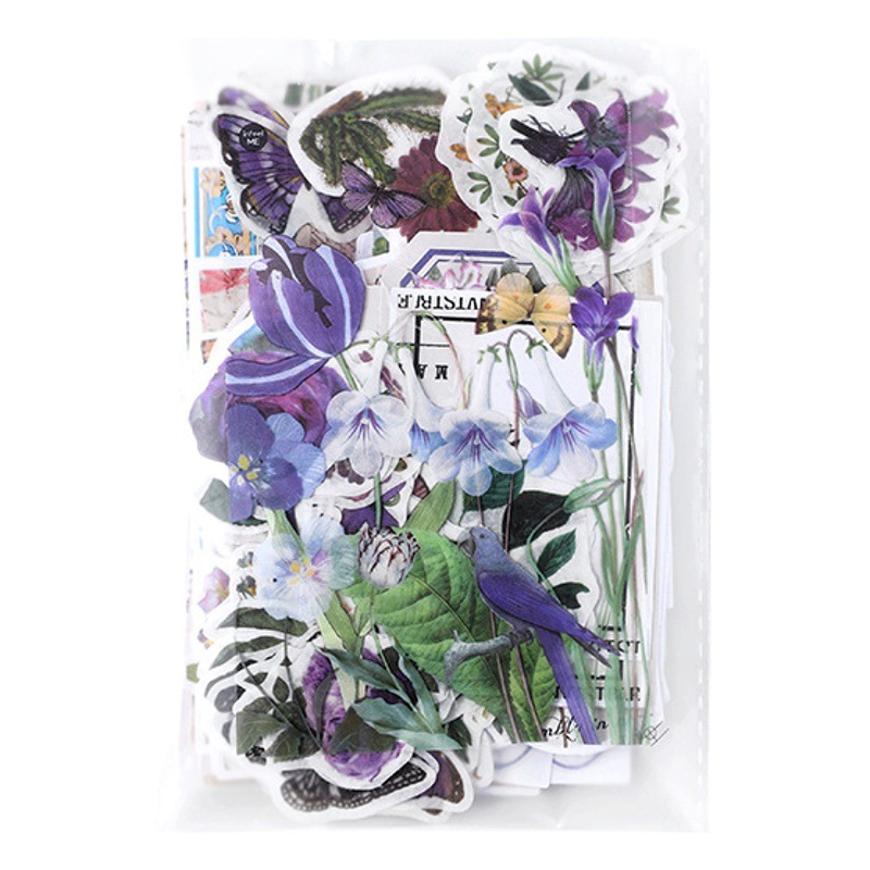 Infeel. Me paquete de material de papel Flor de vino serie de cocina vintage planta flor Diario DIY decorativo de papel base 4 modelos