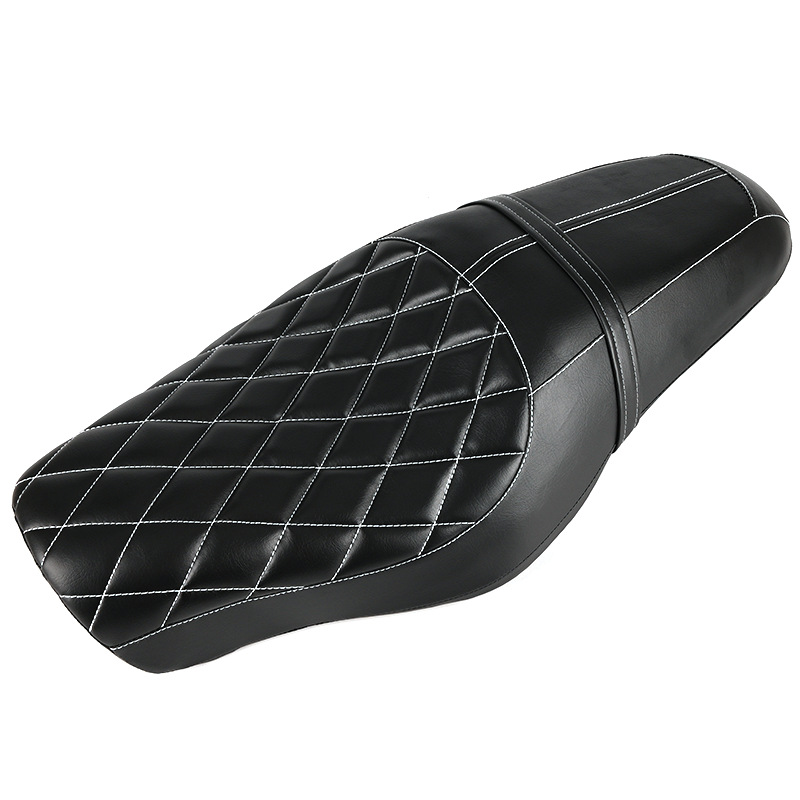 Suitable for Harley 883N 1200 X48 Modified One-Piece Seat Cushion 04-22 Front and Rear Integrated Thickeneded Double Seat