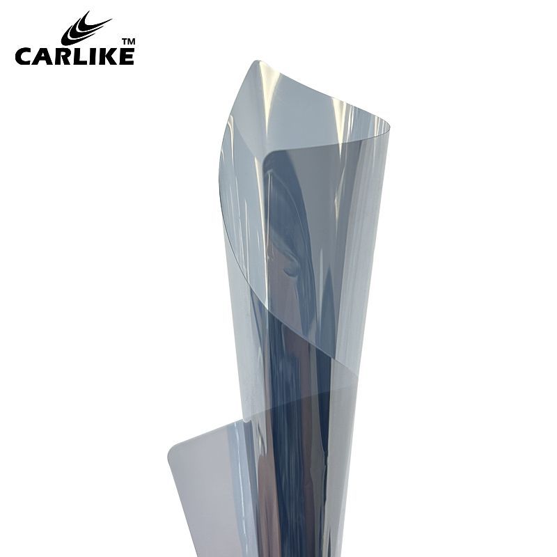 Highly Insulating Silver Light Car Glass Film Office Mirror Reflective Anti-Peep Privacy Glass Sticker Translucent Window Sticker