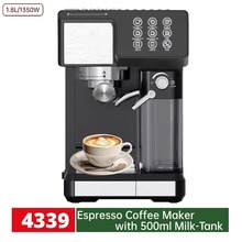 意式咖啡机家用办公室酒店泵压式意式浓缩咖啡机定制批发