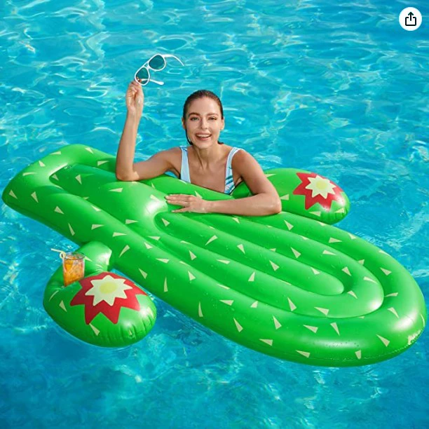 Новый стиль изготовления надувных плавающих кактусов с плавающей кроватью утолщенная ПВХ вода для взрослых спортивные игрушки спасательные