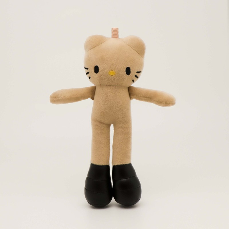 自家製オートクチュールミス足の長いハローキティ猫裸の赤ちゃん DIY ぬいぐるみバッグペンダントペンダント|undefined