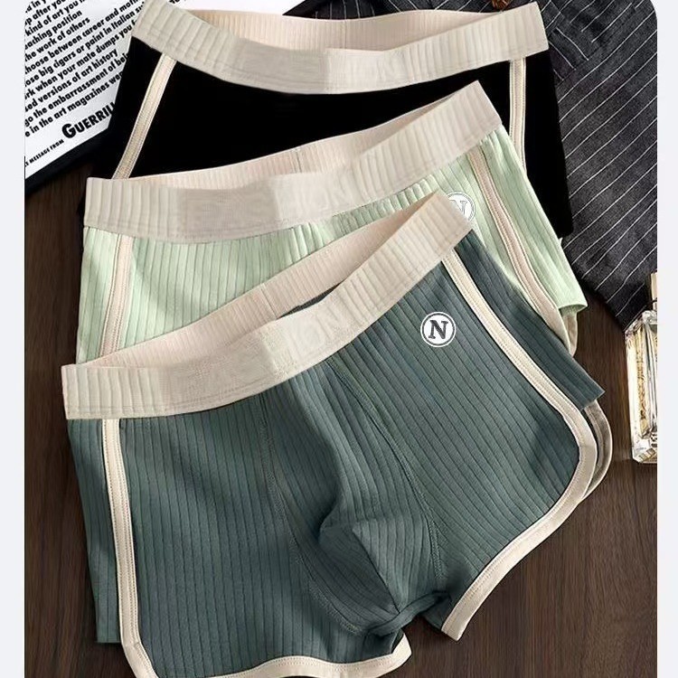 2025 nuevo producto de generación de una pieza, ropa interior para hombres en línea, bóxer para hombres, pantalones de cintura media de gran tamaño, pantalones inferiores para hombres