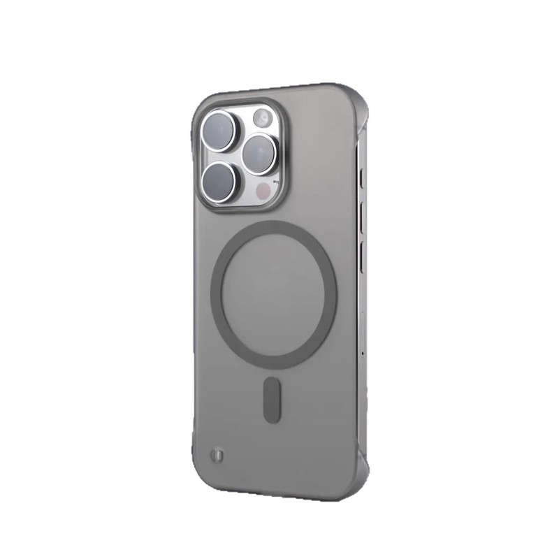 适用iPhone17手机壳无边框冰雾磁吸苹果16promax超薄磨砂防摔硬套|undefined