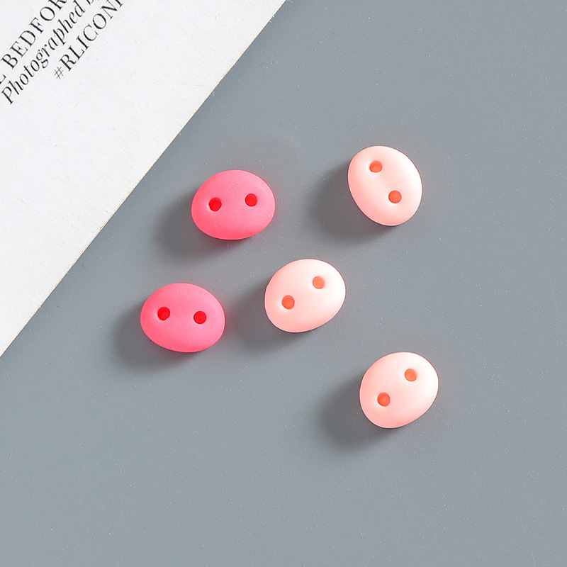 Cute cartoon pig nose resin accessories DIY homemade cream glue mobile phone case hairpin hole shoes accessories Cute cartoon pig nose resin accessories DIY homemade cream glue mobile phone case hairpin hole shoes accessories