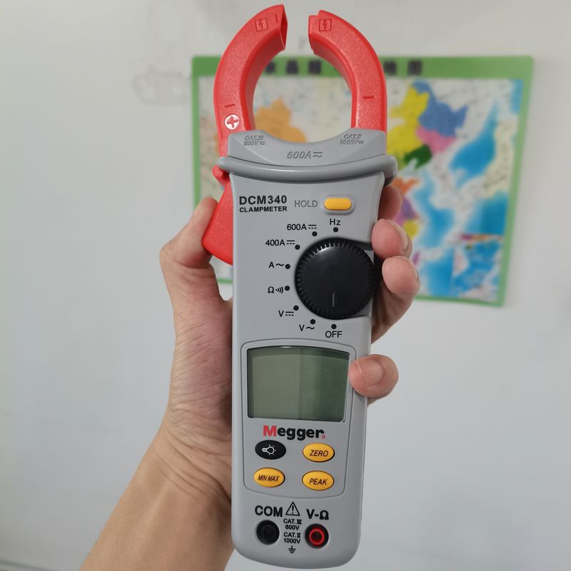 梅凯英国梅格 Megger DCM340 钳形表 一键手持式钳形表