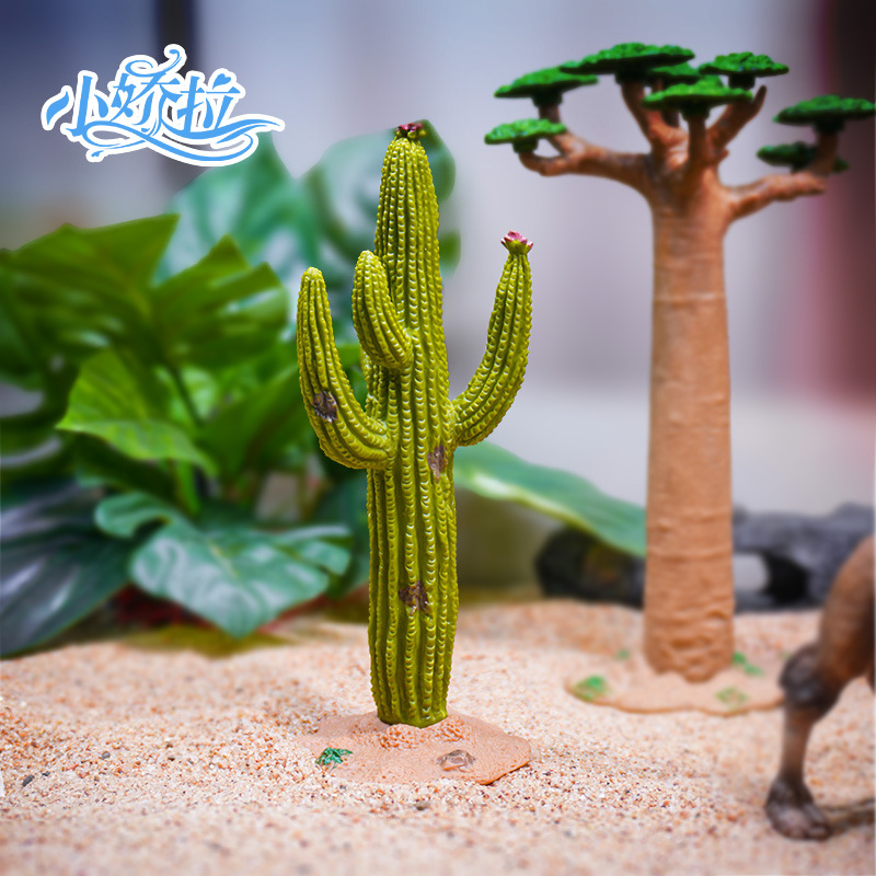 Modelo de microescena, árbol simulado para paisajismo de acuarios, planta de paisaje, árbol baobab, adorno de cactus, nuevo modelo