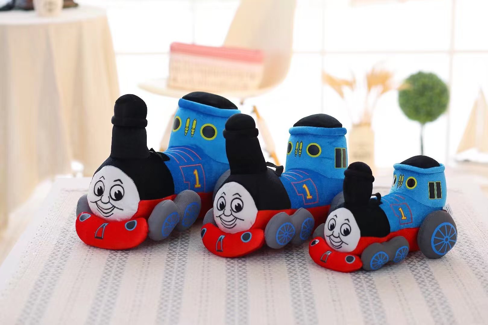 Thomas the Train Plush Toy Pillow Children's Birthday Gift Short Plush Selection