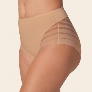 W 98648 Summer Ice Silk High Elastic Mid Waist Lace