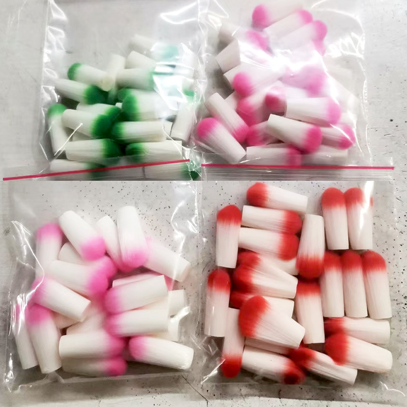 异形刷头制作牙刷头毛头毛毛烫毛指甲油毛刷美甲化妆刷