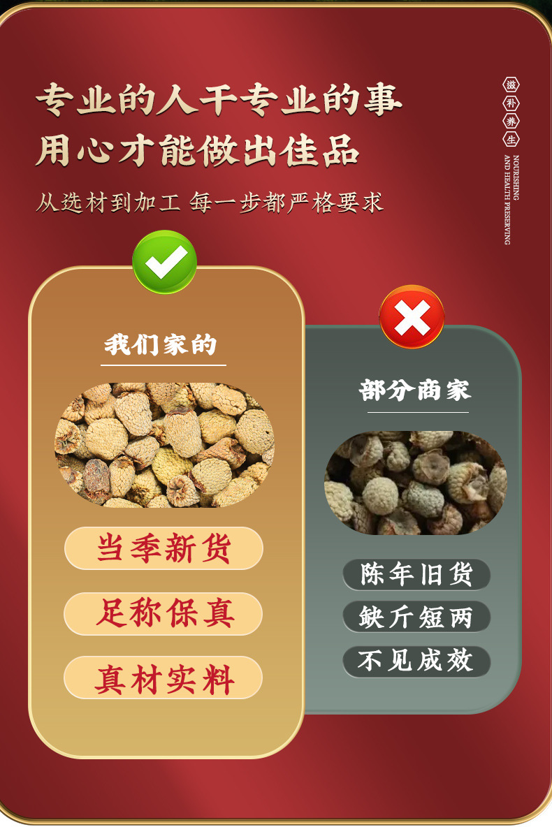Raspberry and Flattened Milkvetch Seed Combo Fu Pen Zi Sha Yuan Zi Dried Herbal Blend 120g quality and texture