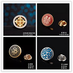 男士西服胸针新郎结婚领花韩版婚礼领针西装别针胸花简约徽章配饰