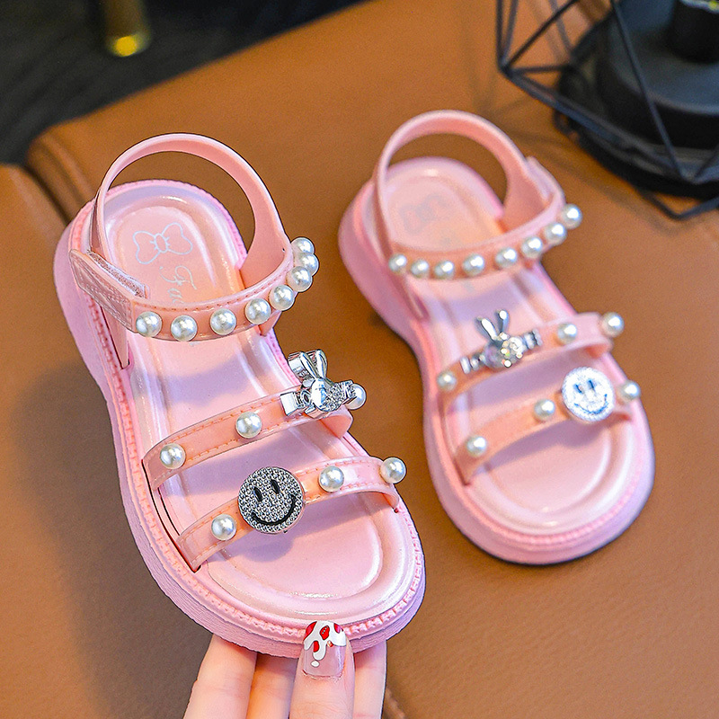 Nuevos niños arco princesa sandálias suaves chicas bonitas de verano niñas bonitas sandalias para niños