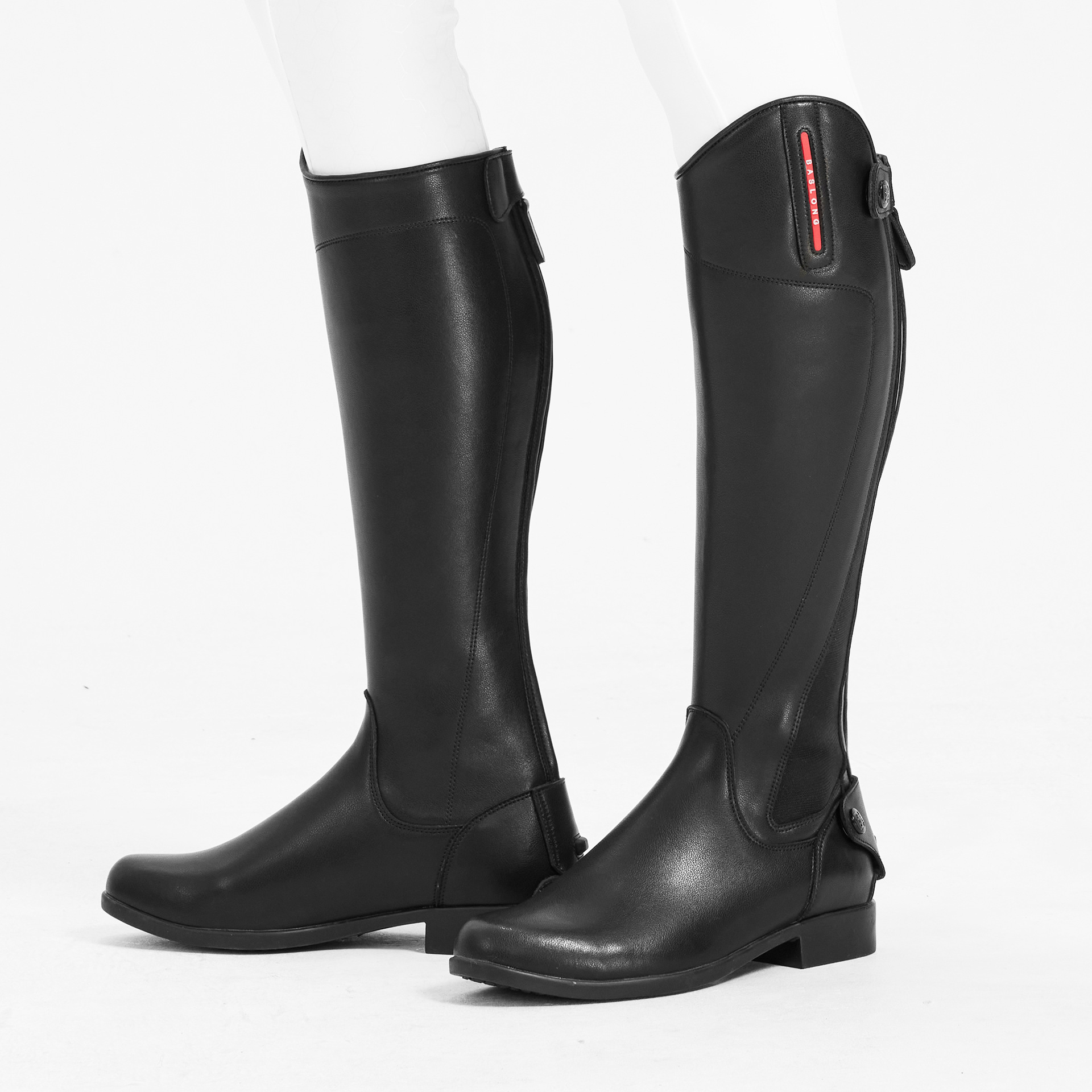 Caballero botas elásticas botas de cuero de vaca botas de obstáculos botas de ocho pies dragón suministros de equitación hombre y mujer ropa de equitación