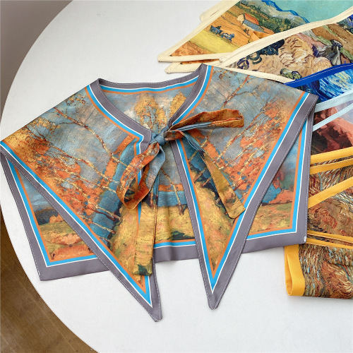 Shoulder scarf shawl for women spring, autumn and summer fake collar air-conditioned room waistcoat decoration with cervical spine knotted scarf