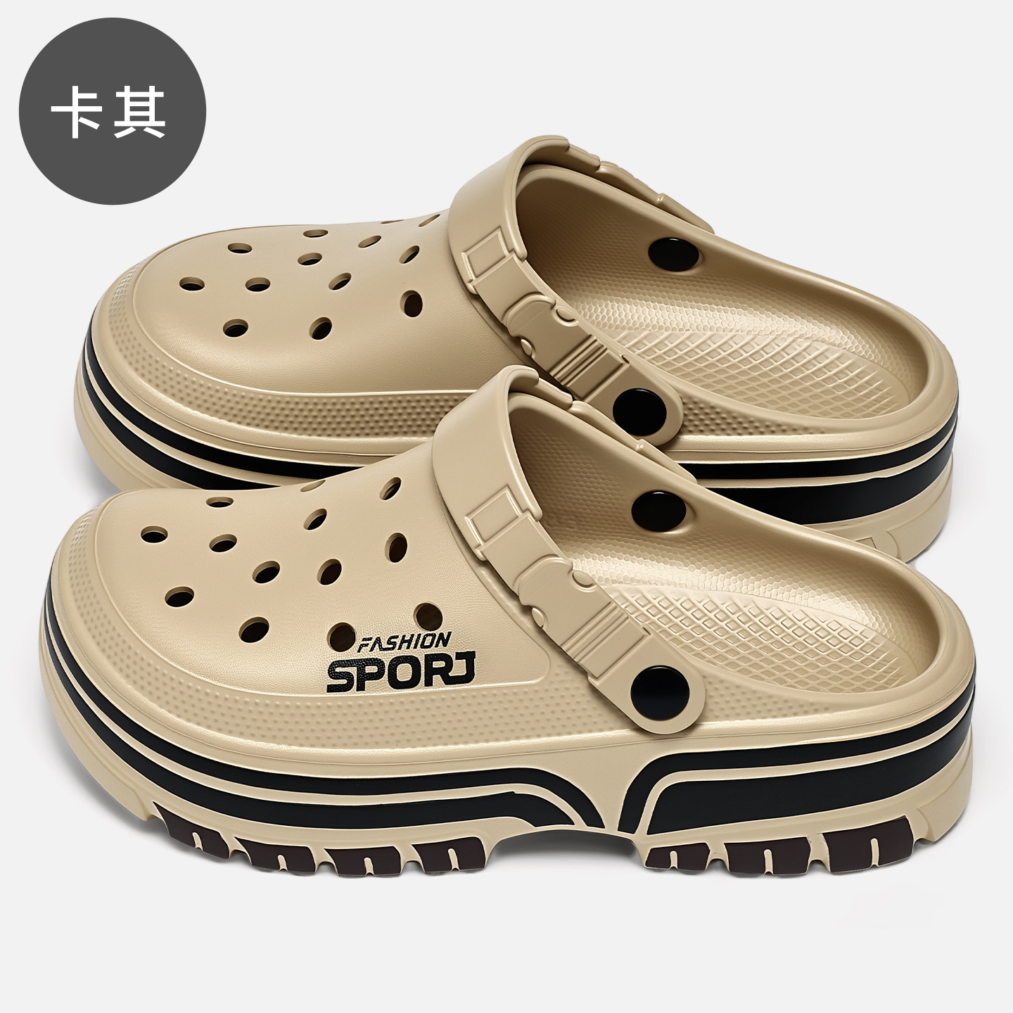 Medical Operating Room Non-Slip Perforated Shoes For Men, 2026 Summer Outdoor Wear, Top Quality Thick-Soled Home Slippers_voghion.com