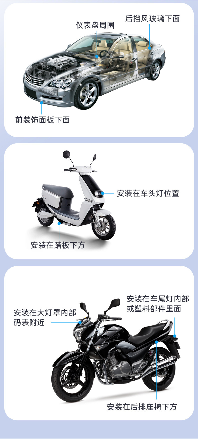 4g Wired Vehicle Tracker for Cars and Motorcycles, Beidou Anti-Loss Remote Oil Cut-Off Gps Locator Satellite Tracker for Vehicles
