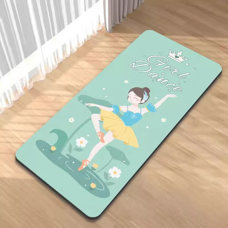 ヨガマット、フィットネスマット、ホームマット、フロアマット、女の子専用、厚みのある衝撃吸収、静音、2025新しいプロ仕様の滑り止め|undefined