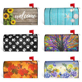 跨境亚马逊户外向日葵信箱套盖保护罩图片logo现货批发北欧风