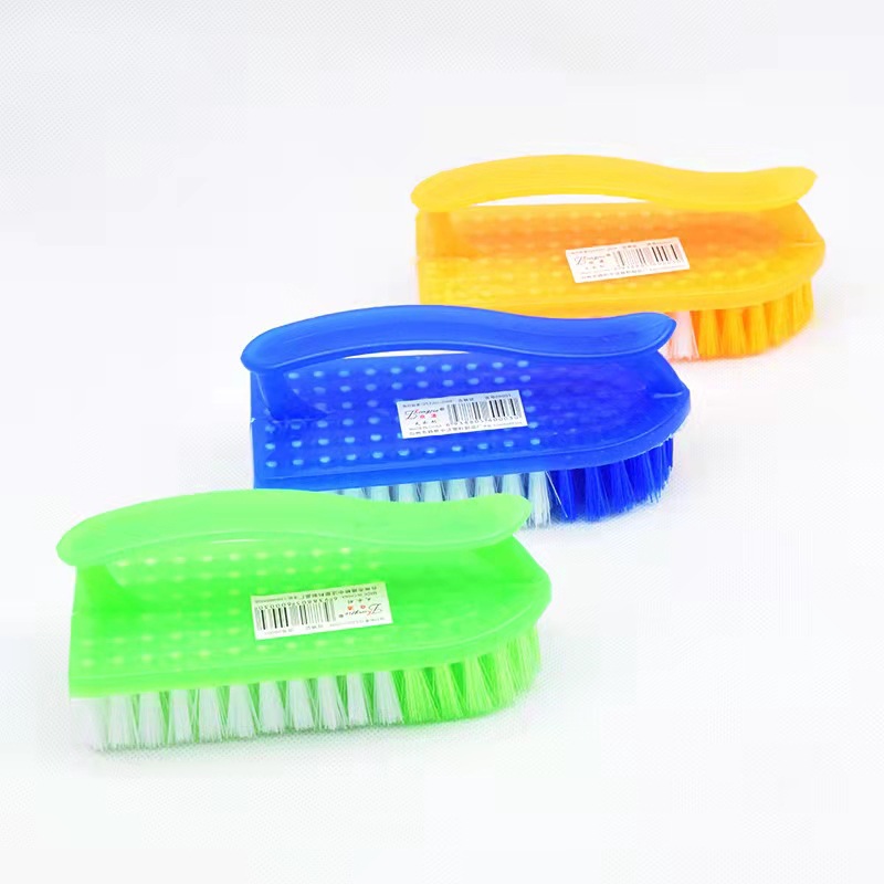 Cepillo de lavandería de plástico doméstico cepillo de limpieza de pelo duro 1608 cepillo de zapatos cepillo de ropa cepillo de tablero de 2 yuanes tienda de suministro práctico