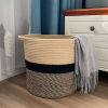 Laundry basket Cotton cord weave bedroom Wash Clothing Toys Storage baskets household Dirty clothes basket Japanese laundry Basket