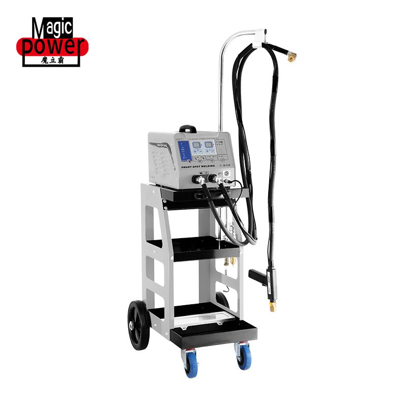 Máquina de reparación de deformación cóncava de chapa de automóvil máquina de mesón puerta pit reducción plástico soldadura por puntos cuerpo que forma la máquina