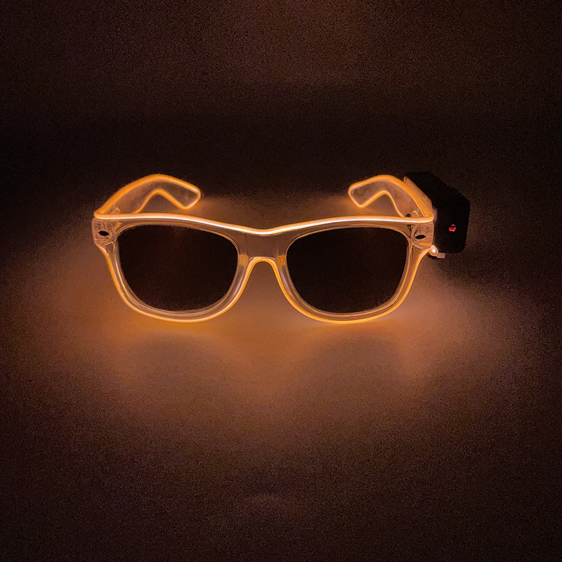 Amazon LED luminoso gafas bola personalizada el flash decoración bar disco partido regalo props fabricante