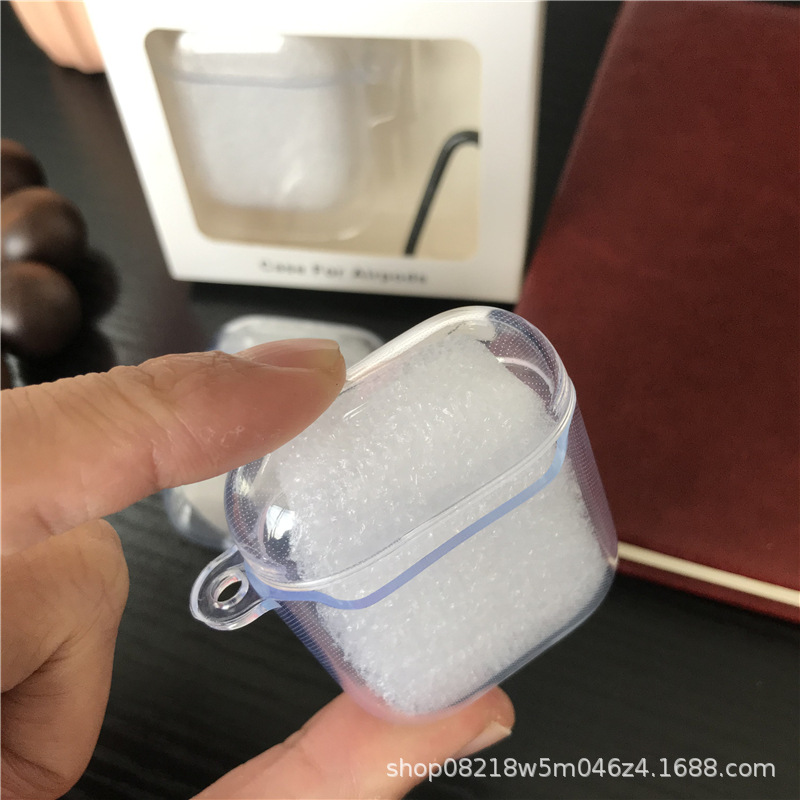 Aplicable a Apple airpods4pro2 inalámbrico 3 funda para auriculares Bluetooth funda para auriculares cubierta protectora de carcasa suave transparente Tpu