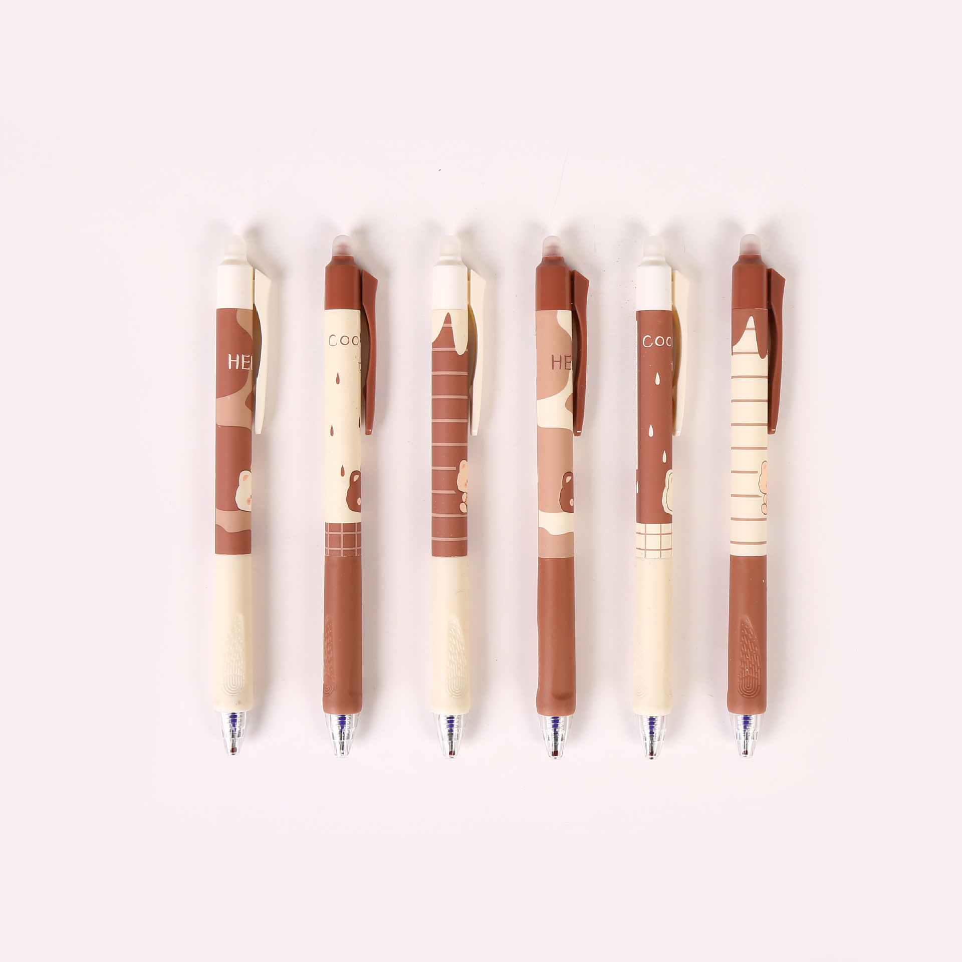 Creativo de dibujos animados lindo pluma borrable tercer grado estudiante de escuela primaria Escritura y aprendizaje pluma primaria y secundaria estudiante papelería al por mayor