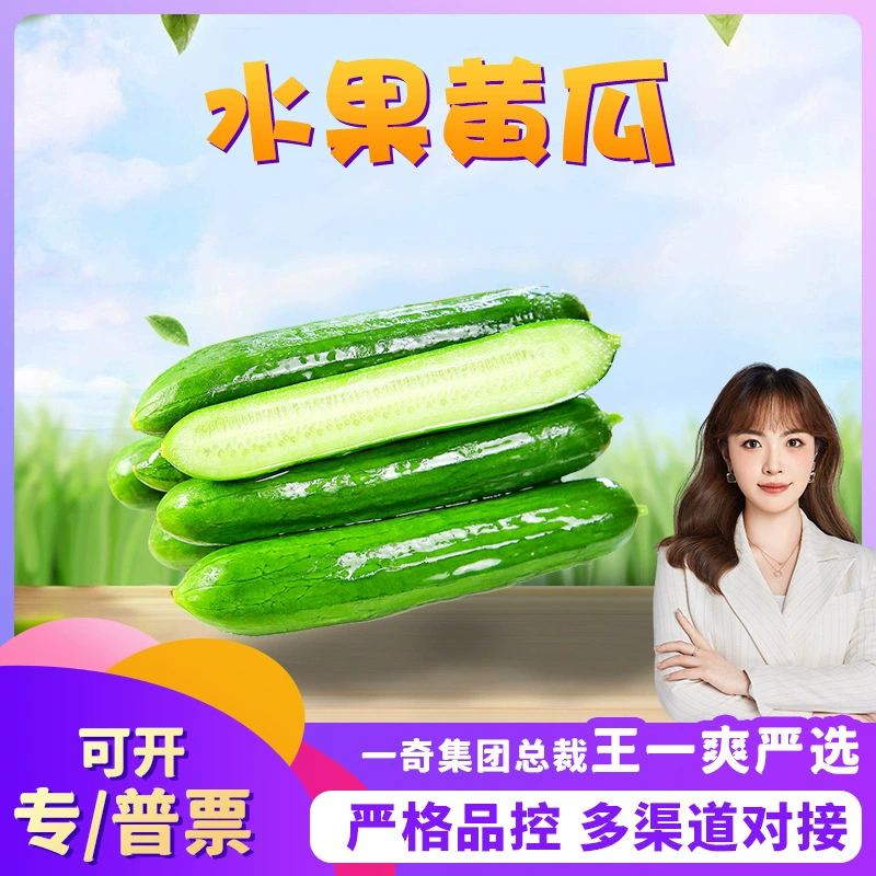 【Премиум-выбор+】Оптовая продажа маленьких огурцов из Шаньдуна, 3/4 свежих, хрустящих, сладких, без косточек, нежных, сезонных овощей