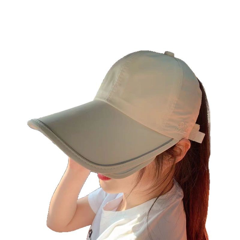 Sombreros grandes brillones de moda al aire libre versátil sombrero solar de verano transpirable anti-UV cubrir la cara deporte de verano ciclismo