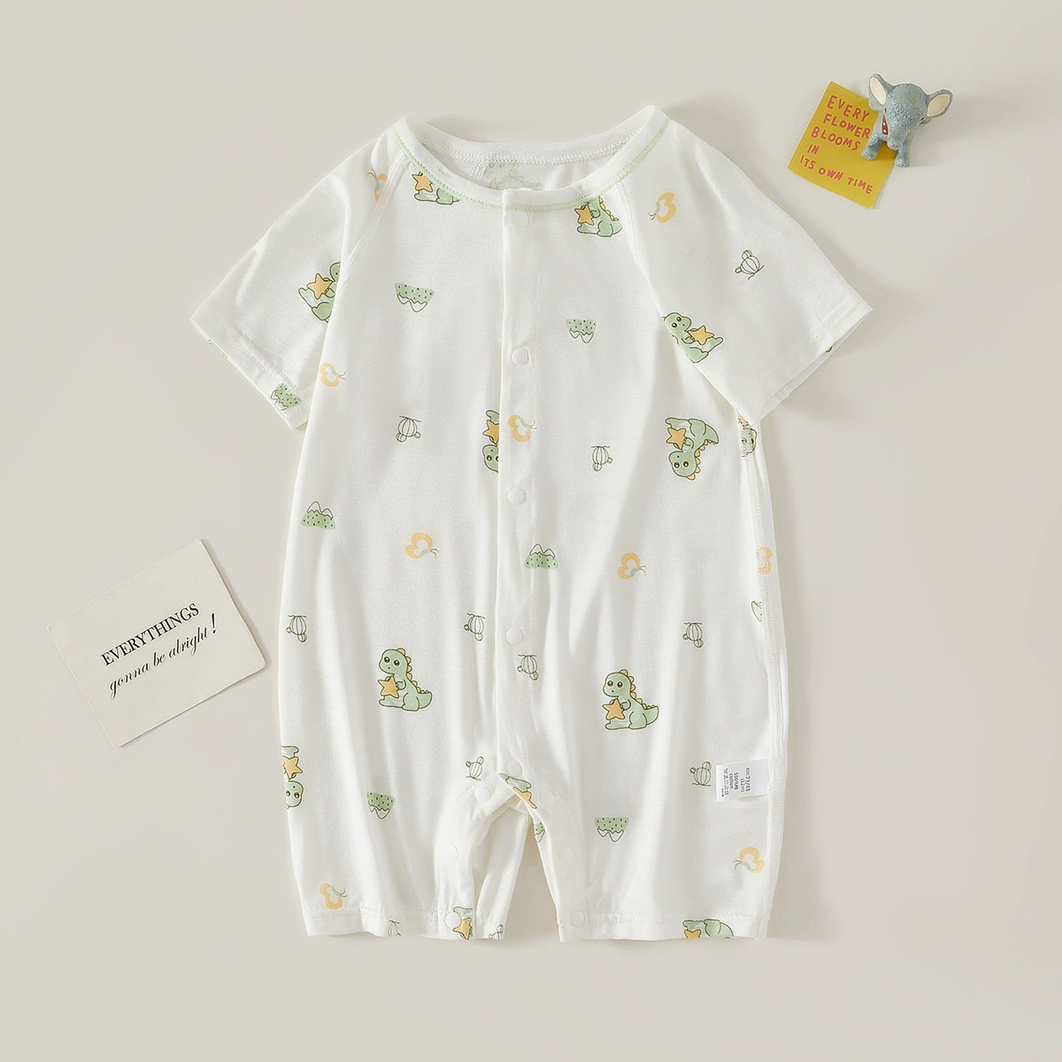 Детский летний пижама, тонкий bodysuit, летняя одежда, с коротким рукавом
