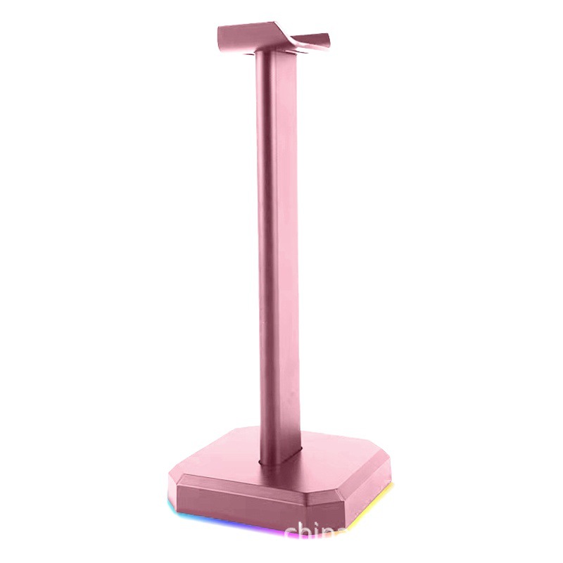 Soporte de auriculares transfronterizo RGB auricular luminoso juego integrado escritorio vertical USB interfaz soporte HUB2.0