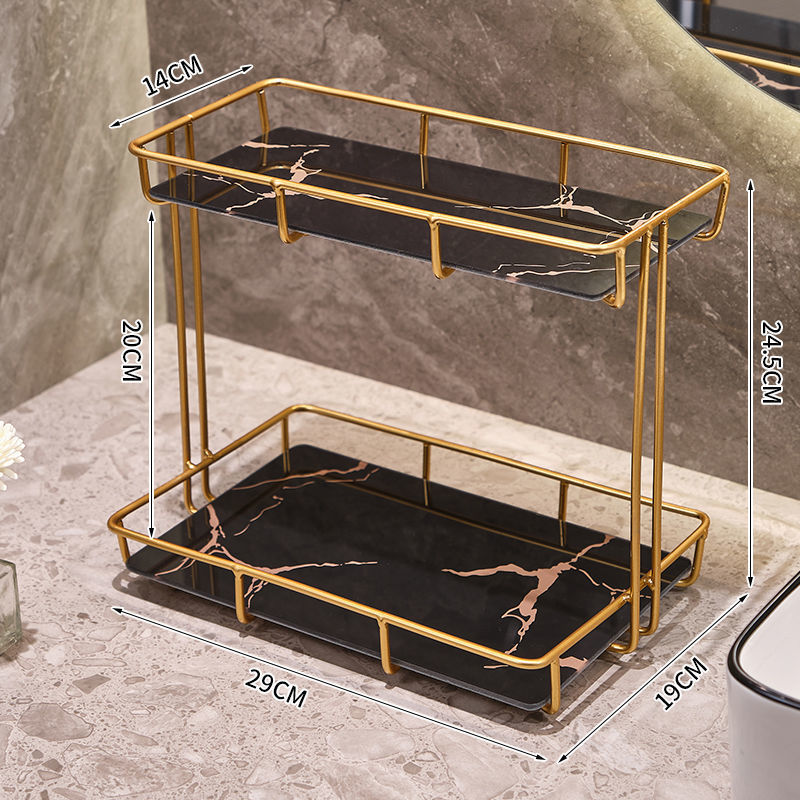 Estante de almacenamiento para baño, lavabo, caja de cosméticos, inodoro, estante de almacenamiento para baño, diseño de estilo nórdico