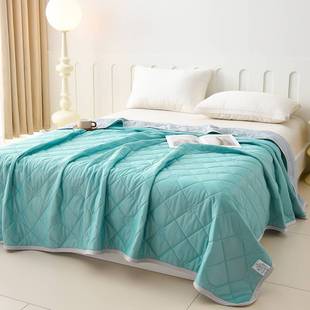 2025 New Ice Cream Cool Silk Solid Color Summer Quilt