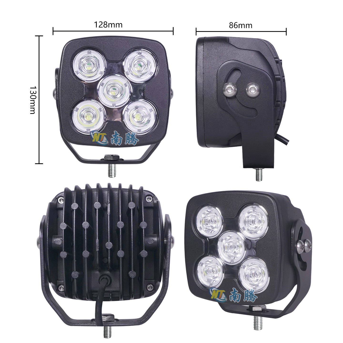 Carcasa para luces de coche, carcasa para luces de vehículos todoterreno, carcasa para luces de trabajo de coche, carcasa de aleación de aluminio para focos de coche, luz de coche.