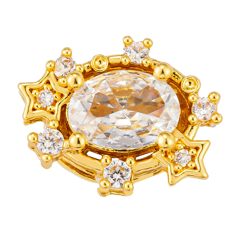 Antiguo método oro goteando aceite azul quemado colgante cuentas Dios de la riqueza atrapador de sueños flor cuentas de tambor accesorios de bricolaje joyería de transferencia