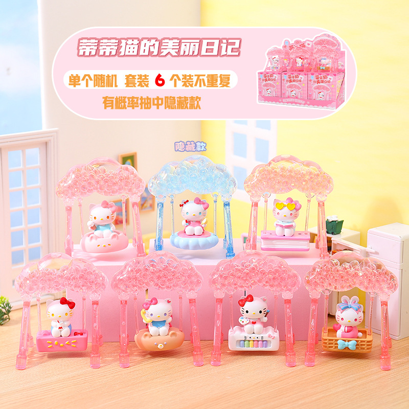 小紅書で人気の猫型PAI小物、毎日のお供、ブラインドボックス、クリエイティブな漫画フィギュア、デスクトップデコレーション、ギフト