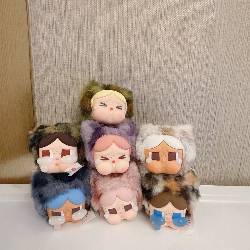 新しい小さなヒョウブラインドボックスシリーズビニールぬいぐるみマシントレンディなぬいぐるみキーホルダーペンダントクリエイティブ人形|undefined