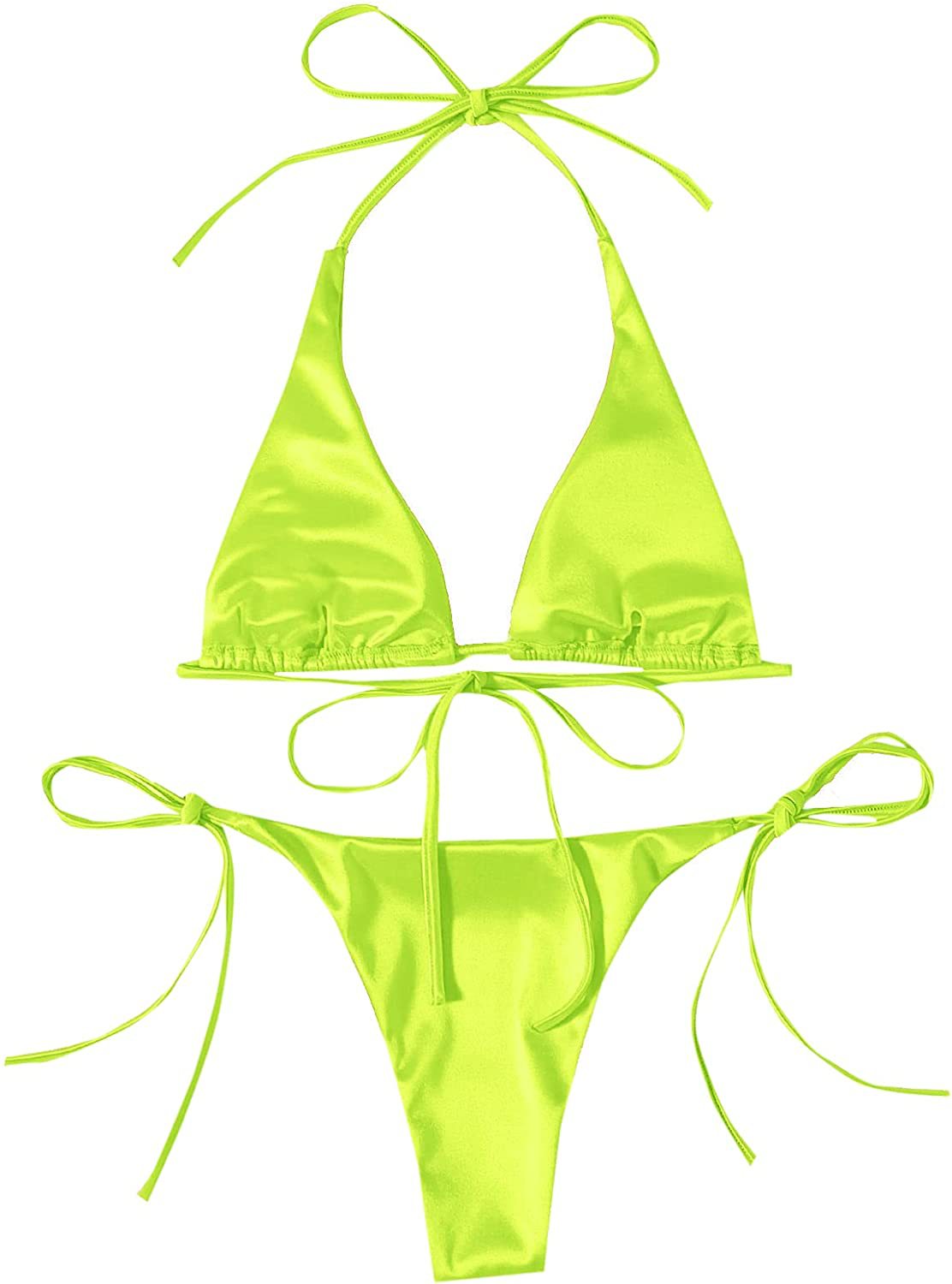 Women's Solid Color 2 Piece Set Bikinis display picture 32